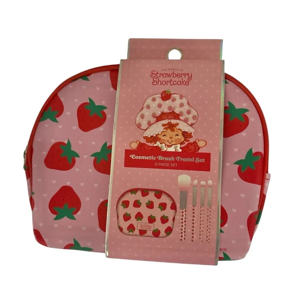 Strawberry Shortcake Cosmetic Brush Travel Set - Picture 2 of 8